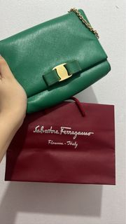 Guaranteed authentic Ferragamo mini Vara bag