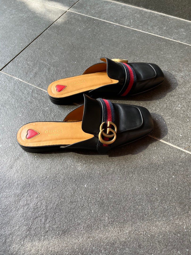 mens gucci backless loafers