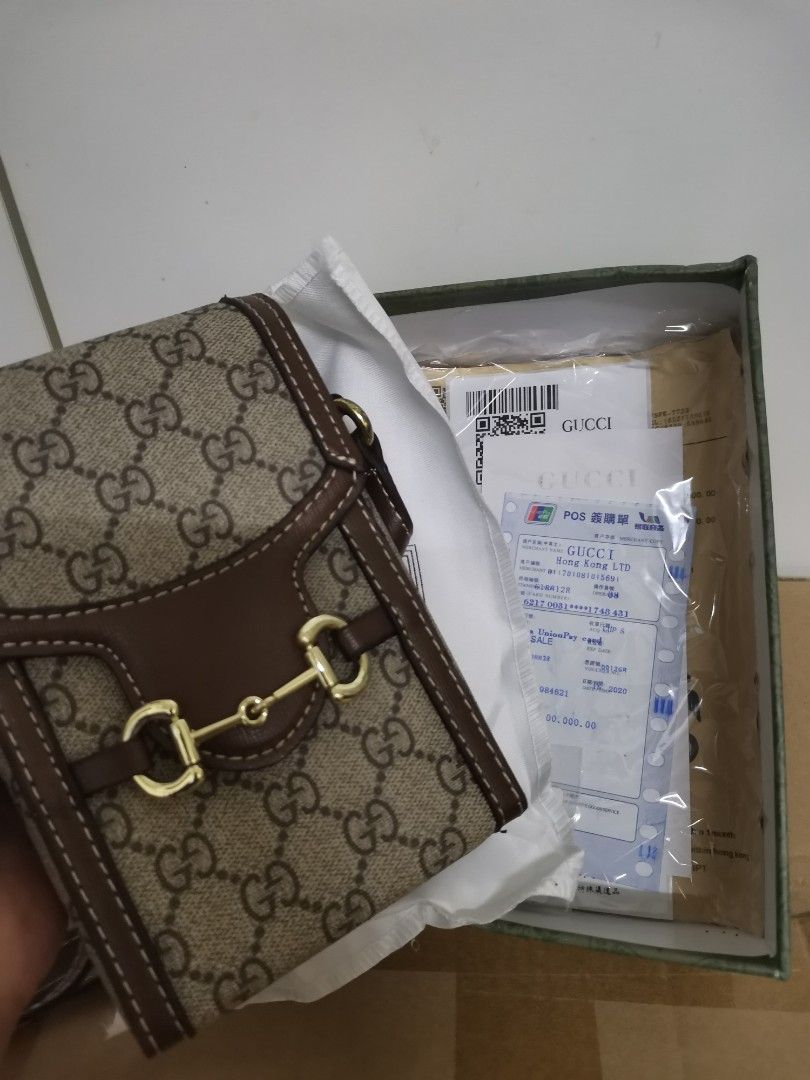 Gucci Horsebit Phone Bag, Luxury, Bags & Wallets on Carousell