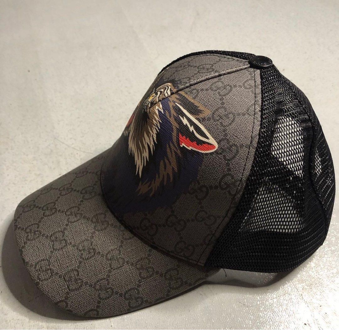 Gucci Wolf Monochrome Cap Hat