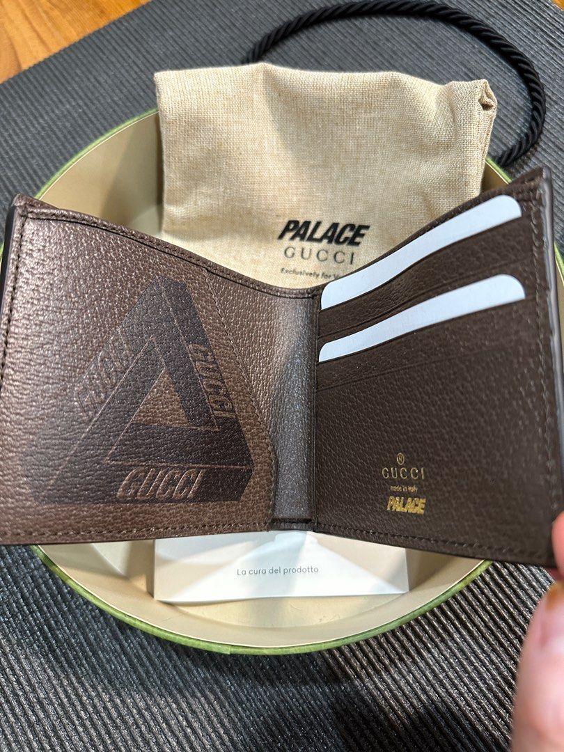 Buy Gucci x Palace GG-P Supreme Bi-Fold Wallet 'Beige' - 723149 FAAZJ 9794