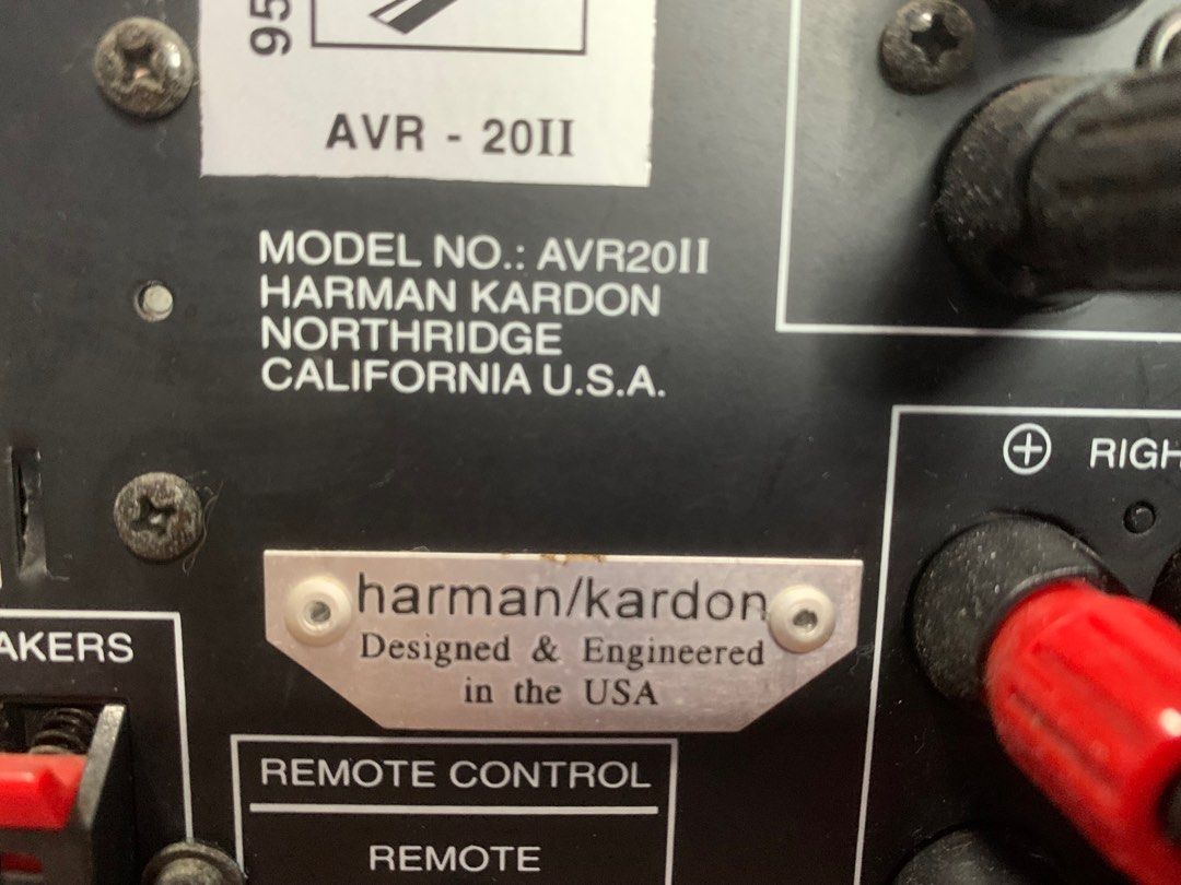 Harman Kardon AVR 20 II, Audio, Soundbars, Speakers & Amplifiers on