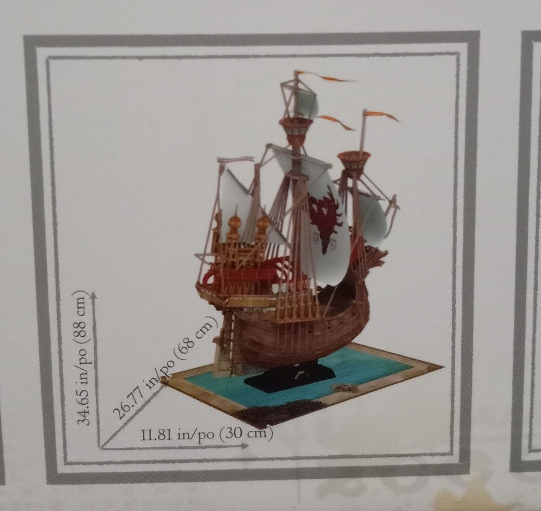 Harry Potter 3D Puzzle - Durmstrang Ship