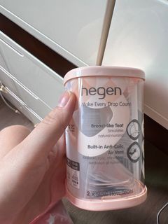 hegen slow flow teats+free 3pc diapers 