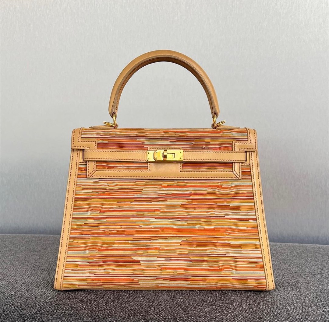 Hermes Vibrato Kelly 25 Seller Natural Ghw Luxury Bags Wallets