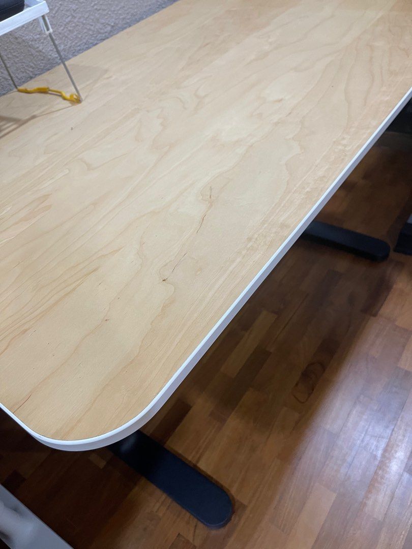 IKEA BEKANT table (120 x 80)cm, Furniture & Home Living, Furniture