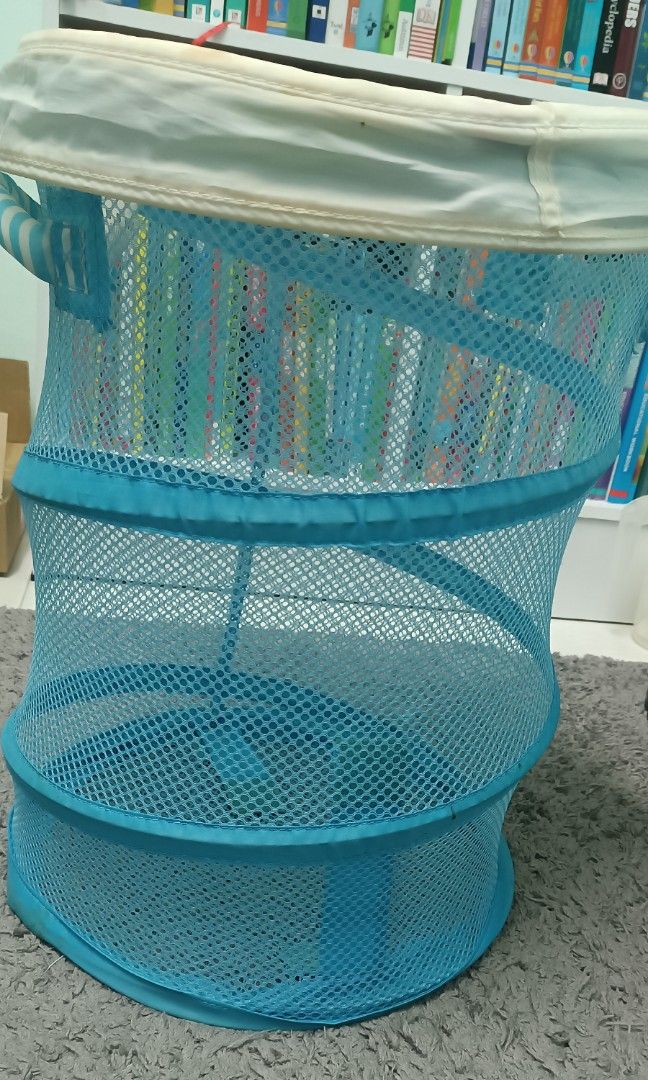 Ikea foldable storage blue, Furniture & Home Living, Home Improvement