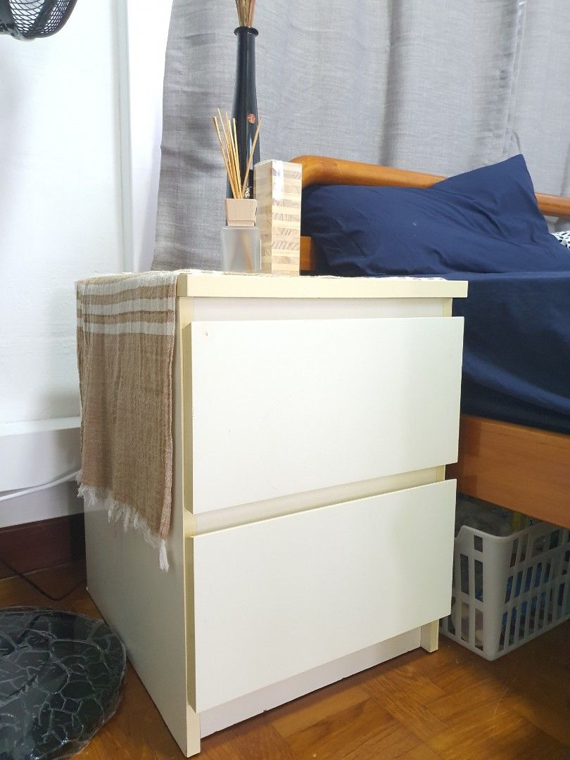 IKEA Malm Drawer / Bedside Table, Furniture & Home Living, Furniture