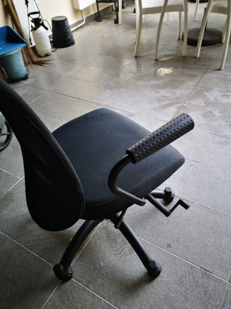 Ikea Office chair handle, Furniture & Home Living, Furniture, Chairs on