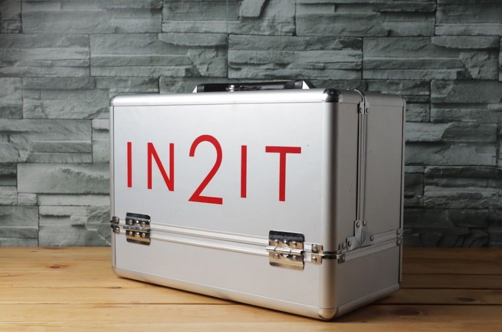 REG PRICE P14,400 IN2IT TRAINCASE (Category: Makeup) located in Manila. Submitted by skinbliss_dermaessentials (Listing ID 1203953189, Image 1). Description: Mall Price: P14,459 - This was used as demo display thats why it still has price tag. - With nicks on the side & minor rust on some screw areas since this was stored in the warehouse for some time. - Without keys..