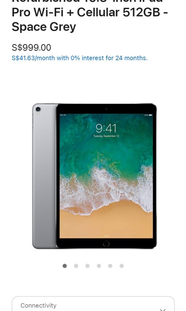 512GB iPad Pro 10.5 cellular/WiFi, Mobile Phones & Gadgets ...