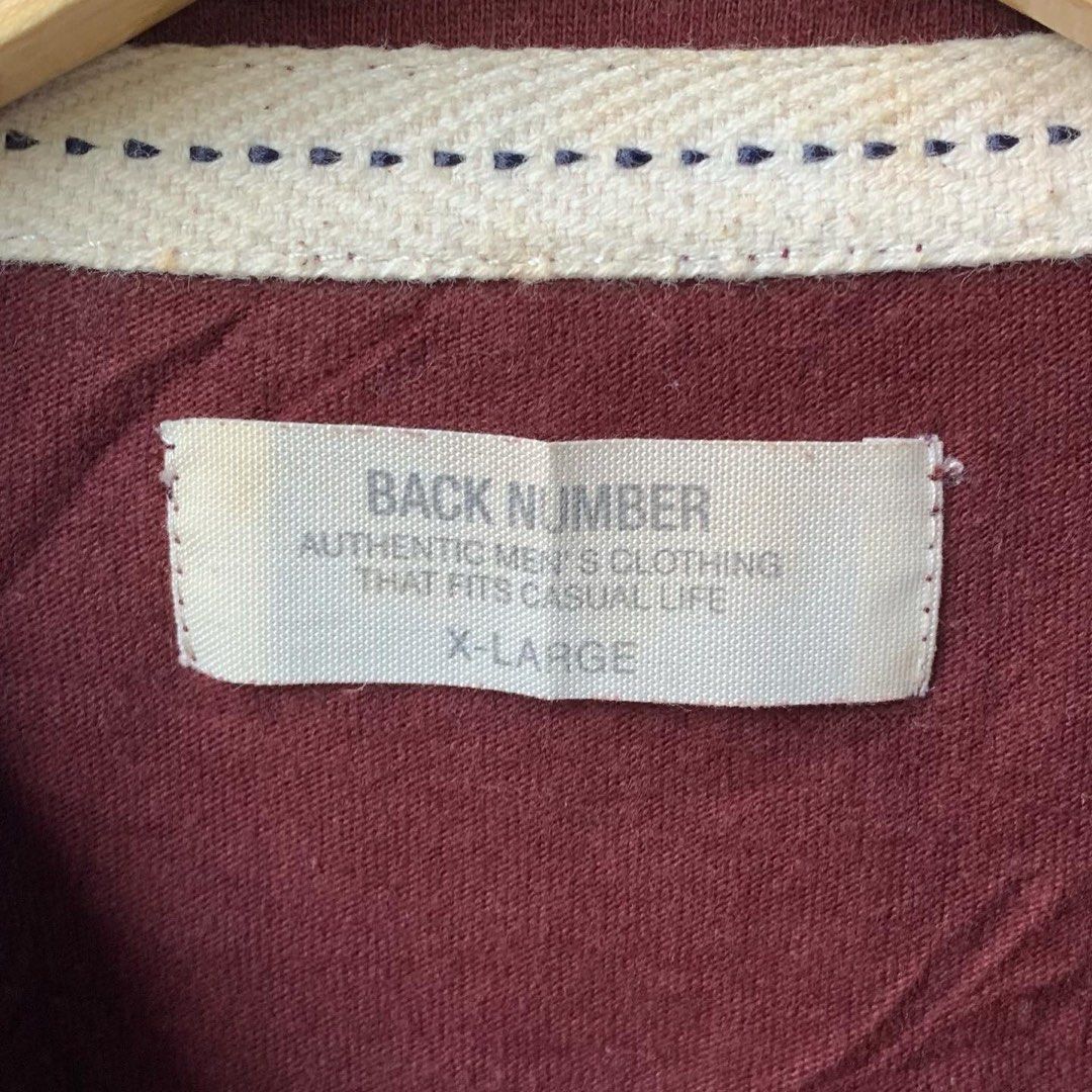 Kaos Back Number, Fesyen Pria, Pakaian , Atasan di Carousell