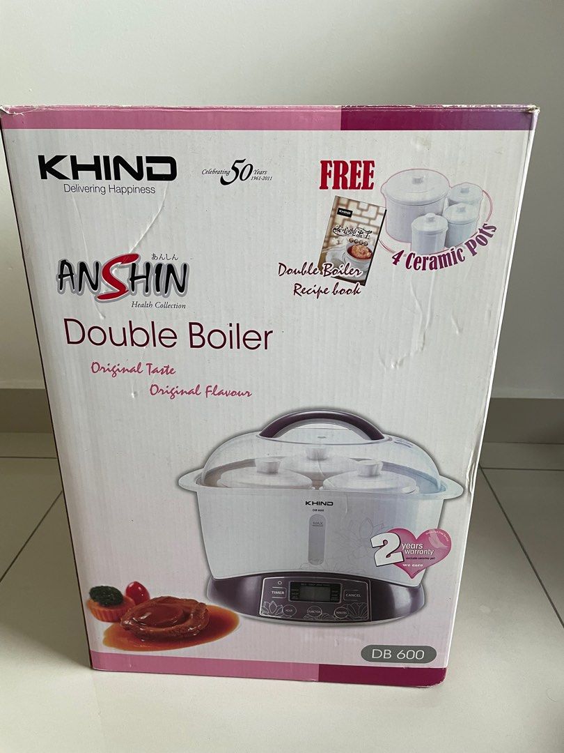 Khind double boiler, TV & Home Appliances, Kitchen Appliances, Other
