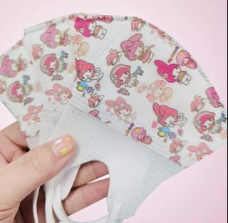 Kids 3D facemask 10 pcs (4-12 years old)