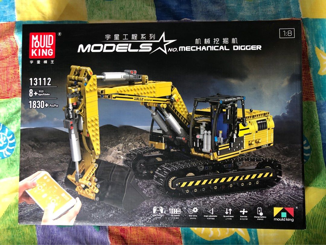 Lego Technic Volvo EC950EL Excavator compatible bricks Hobbies