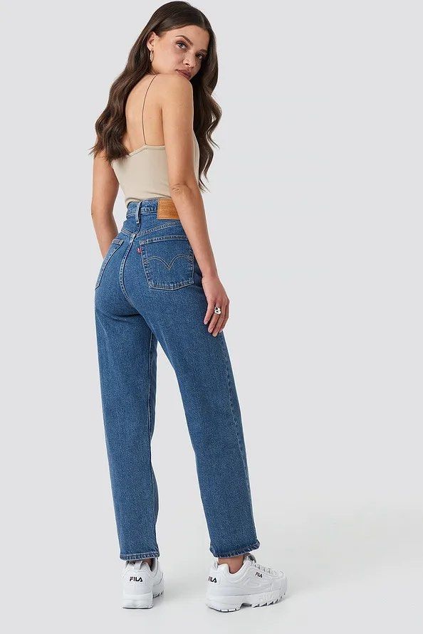 Levi's Ribcage Straight Ankle Jeans, Women's Fashion, Bottoms, Jeans &  Leggings on Carousell