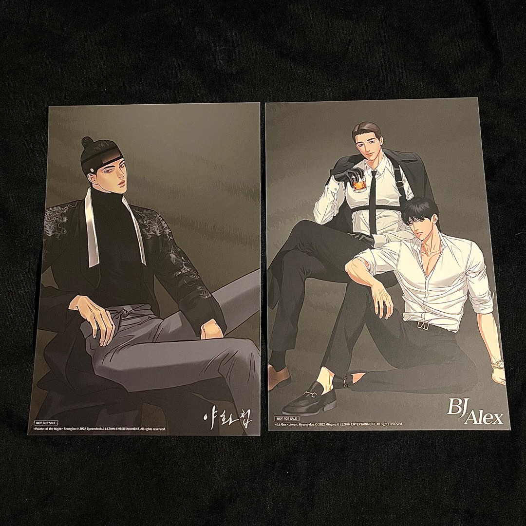 Lezhin Bj Alex Illustrations And Potn Black Tiger Postcard Hobbies And Toys Memorabilia 