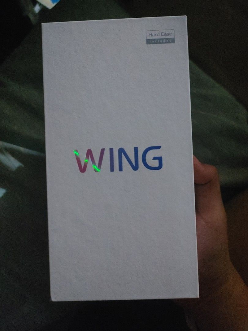 LG Wing 128gb 5g with 1TB exernal storage (Category: LG) located in Quezon City. Submitted by davetc (Listing ID 1203874367, Image 1). Description: LG wing 128gb korean variant with 2.5k pesos worth of freebies aurora grey color Sale or Swap last price already posted Minimal scratch (normal for light use) 96% makinis (pwede po sa maarte) Other than that no issues Rush rush rush Comes with: Screen protector 3 cases Box Earphone (never been used) U