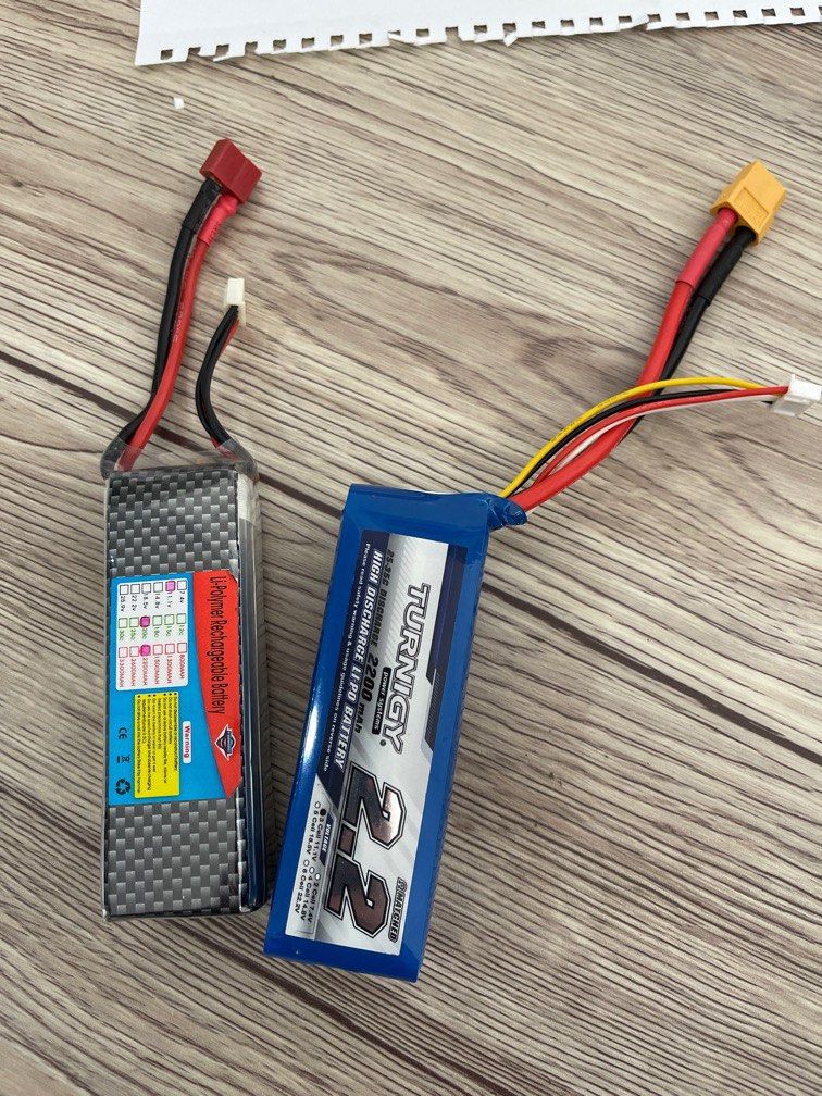HRB 2200mAh 11.1V 100C 3S LiPo Battery With Deans Connector – For RC Planes, Cars, Trucks & Drones