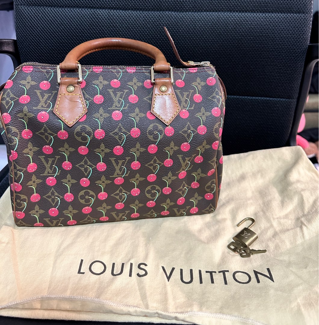 Louis Vuitton monogram Cherry Speedy 25, Luxury, Bags & Wallets on Carousell