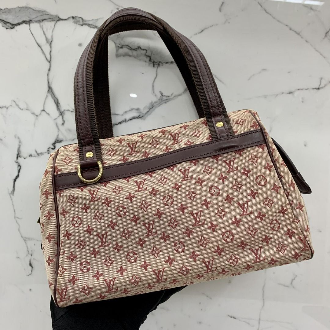 Louis Vuitton Red Mini Monogram Idylle Josephine Bag.  Luxury, Lot  #78045