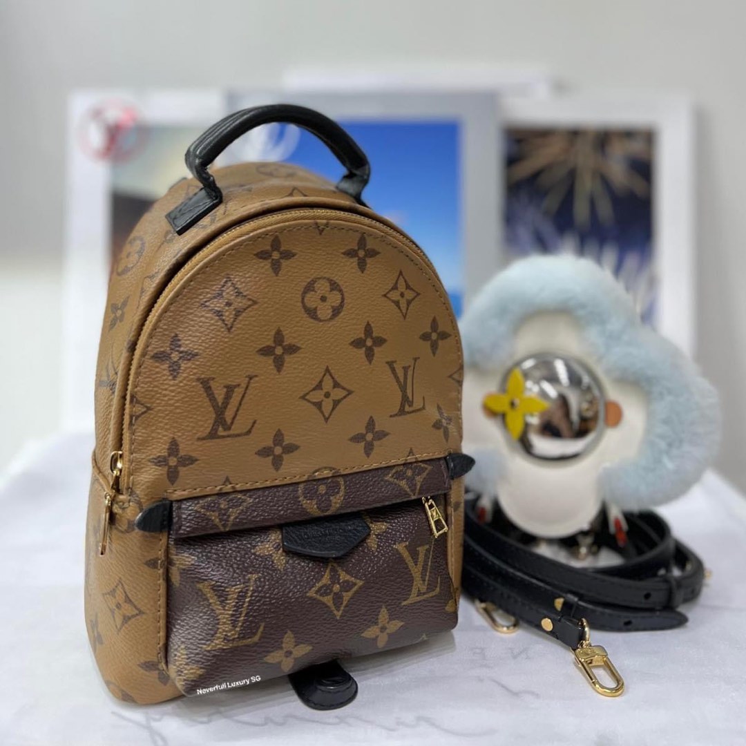 Authentic Louis Vuitton Palm Springs Mini Backpack in Monogram Reverse  Canvas, Luxury, Bags & Wallets on Carousell