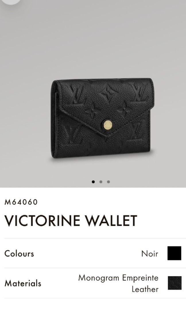 Buy Online Louis Vuitton-EMPREINTE VICTORINE WALLET-M64060 at