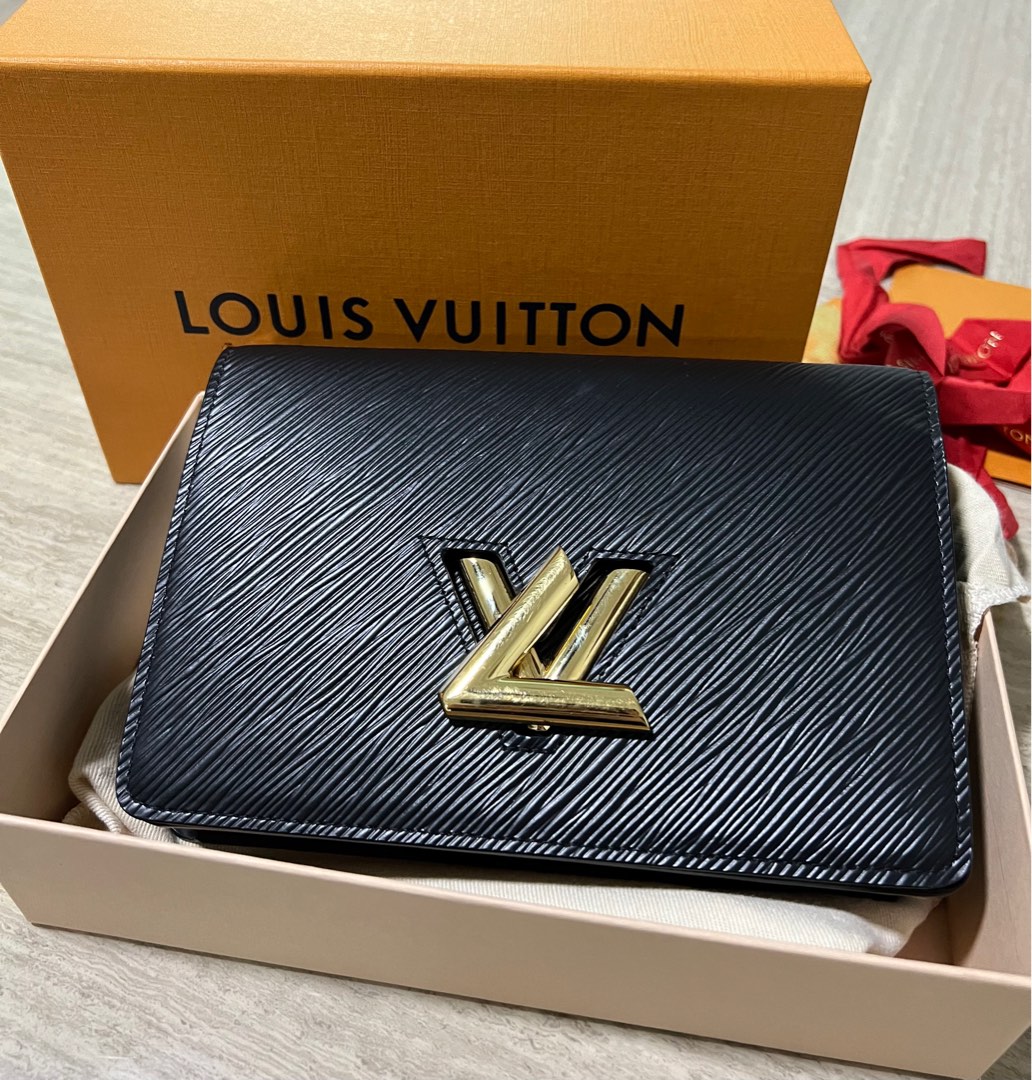 LV Twist Wallet On Chain / Belt Bag Epi leather Black / Phw, Luxury, Bags &  Wallets on Carousell