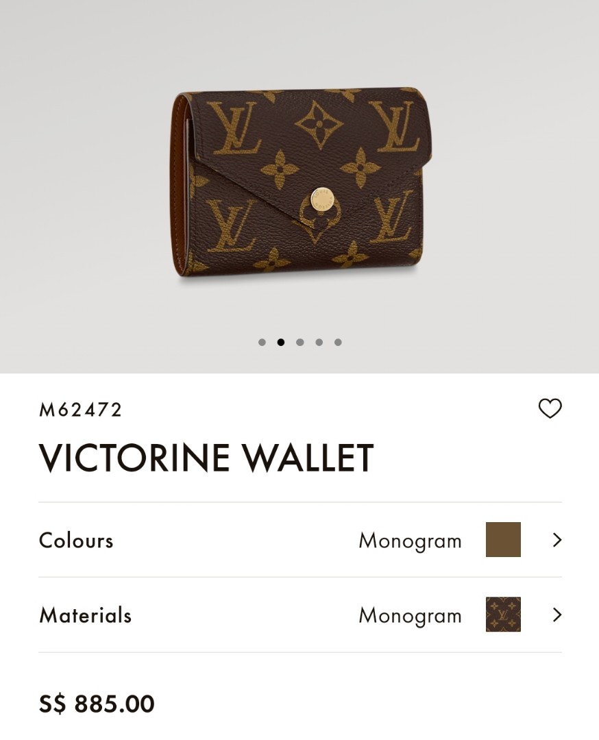 BNIB Louis Vuitton Victorine Wallet M62472