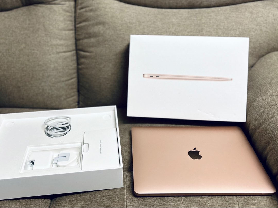 Rose Gold MacBook Air (M1, 2020), 8 GB RAM, 256GB storage, Computers