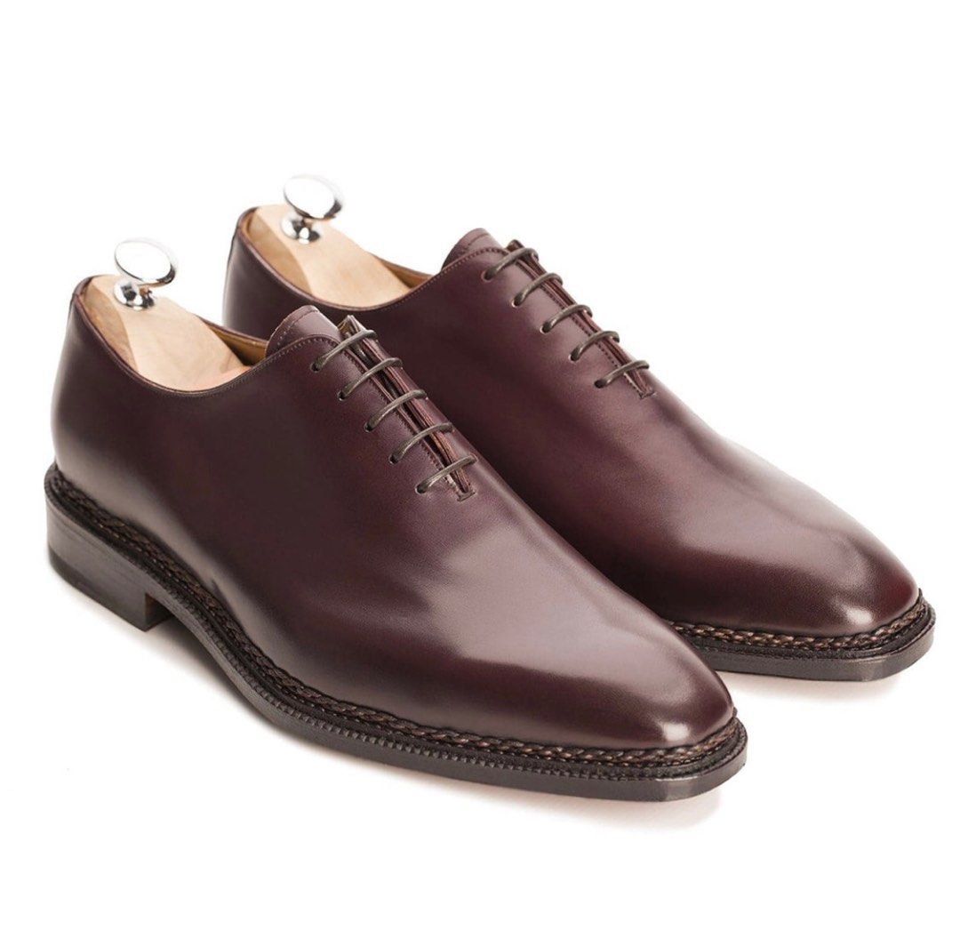 Meermin Burgundy Norvegese Stitch Wholecut UK10