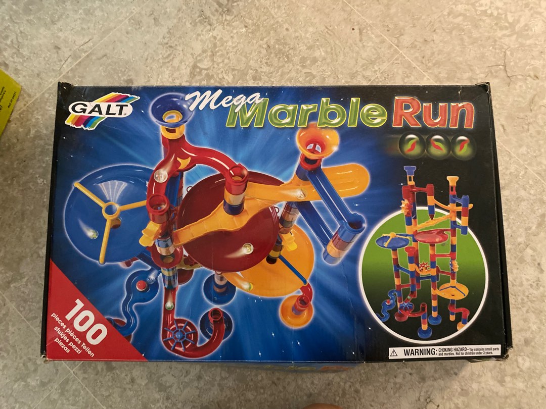 Mega Marble Run (100 pcs) by Galt, Hobbies & Toys, Toys & Games on