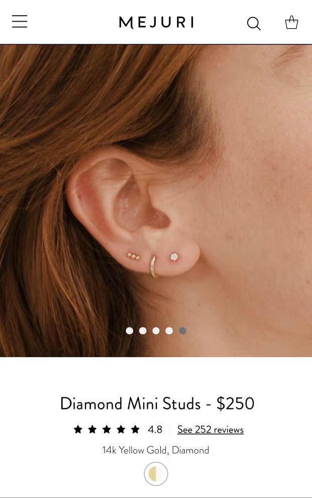 Mejuri best sale x studs
