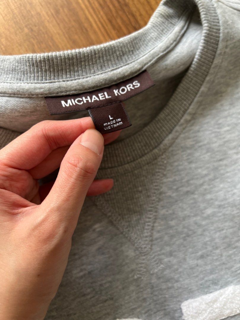 Michael kors top gray sweater