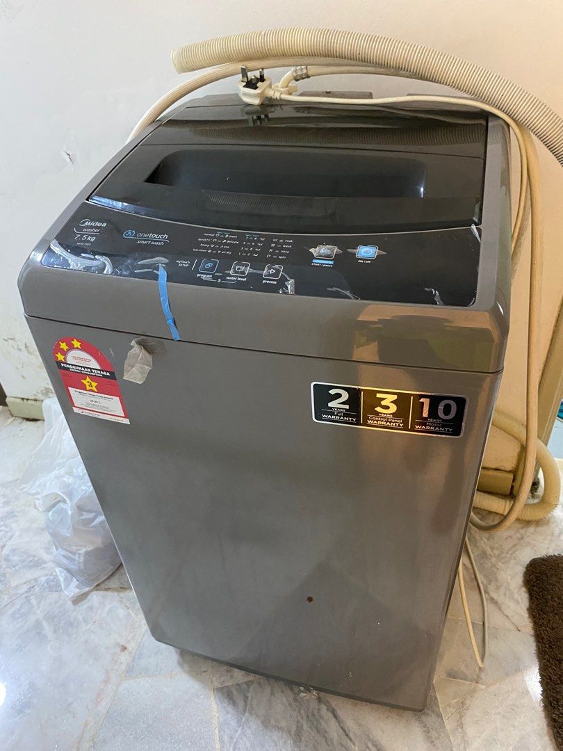 Midea washing machine 7.5 kg, TV & Home Appliances, Washing Machines