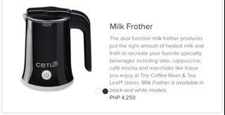 Milk frother