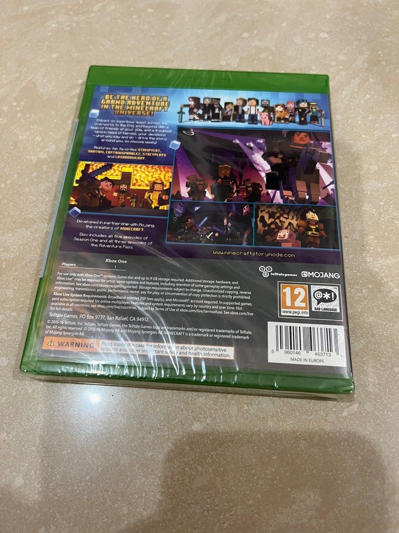 Minecraft Story Mode Complete Adventure Xbox One
