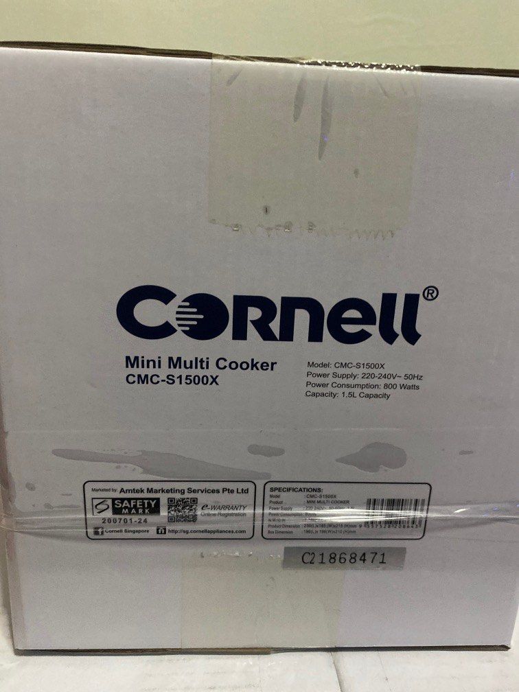 Cornell 1.5L Portable Mini Cooker, Multi-Functional Pot CMCS2000PP - Amtek  Marketing Services Pte Ltd