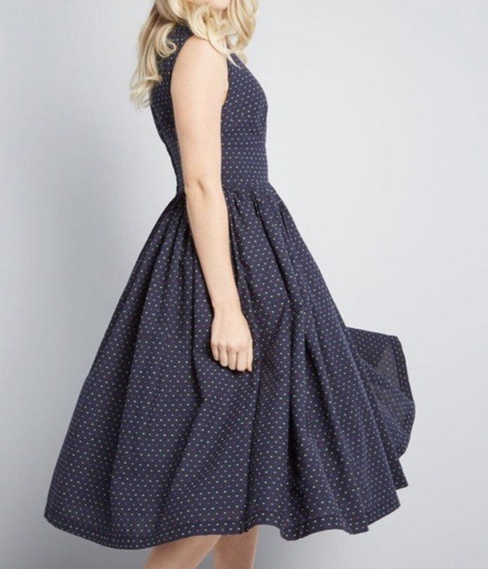 Modcloth fabulous fit store and flare dress