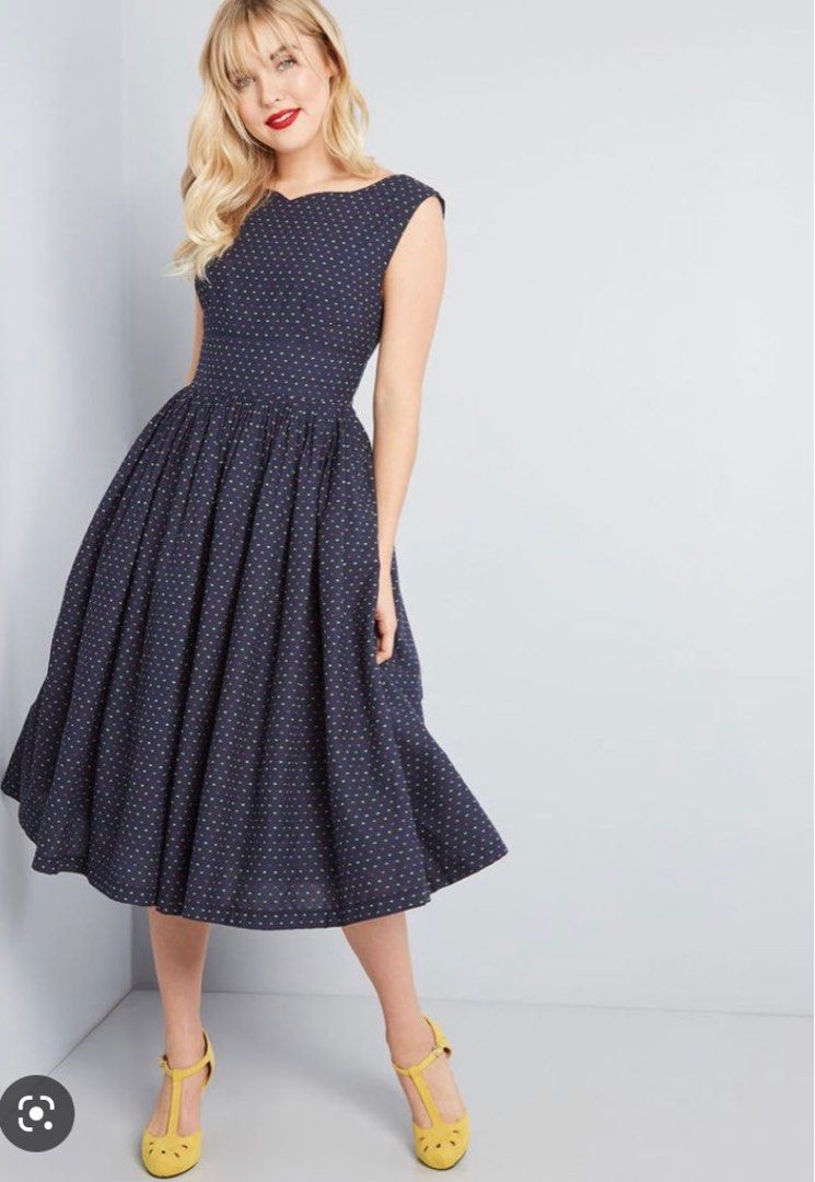Modcloth fabulous fit deals and flare dress