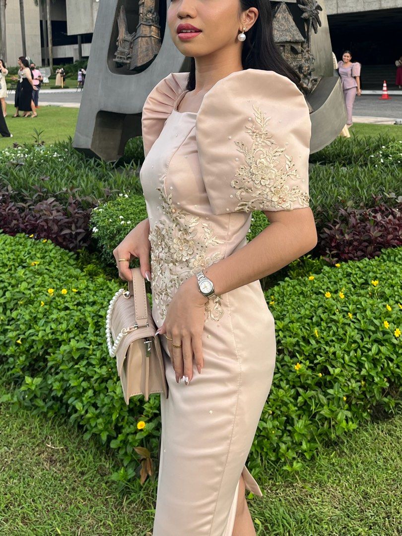 Modern filipiniana attire for female top