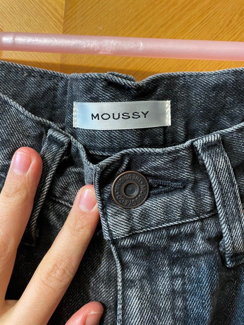 Moussy MVS Flare 全新黑色牛仔褲喇叭褲, 她的時尚, 褲＆裙, 牛仔褲