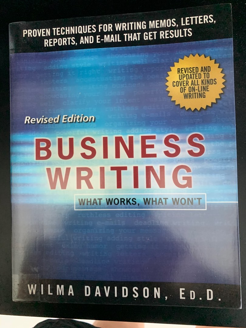 New Essential Business Writing Book (original price is RM135.90