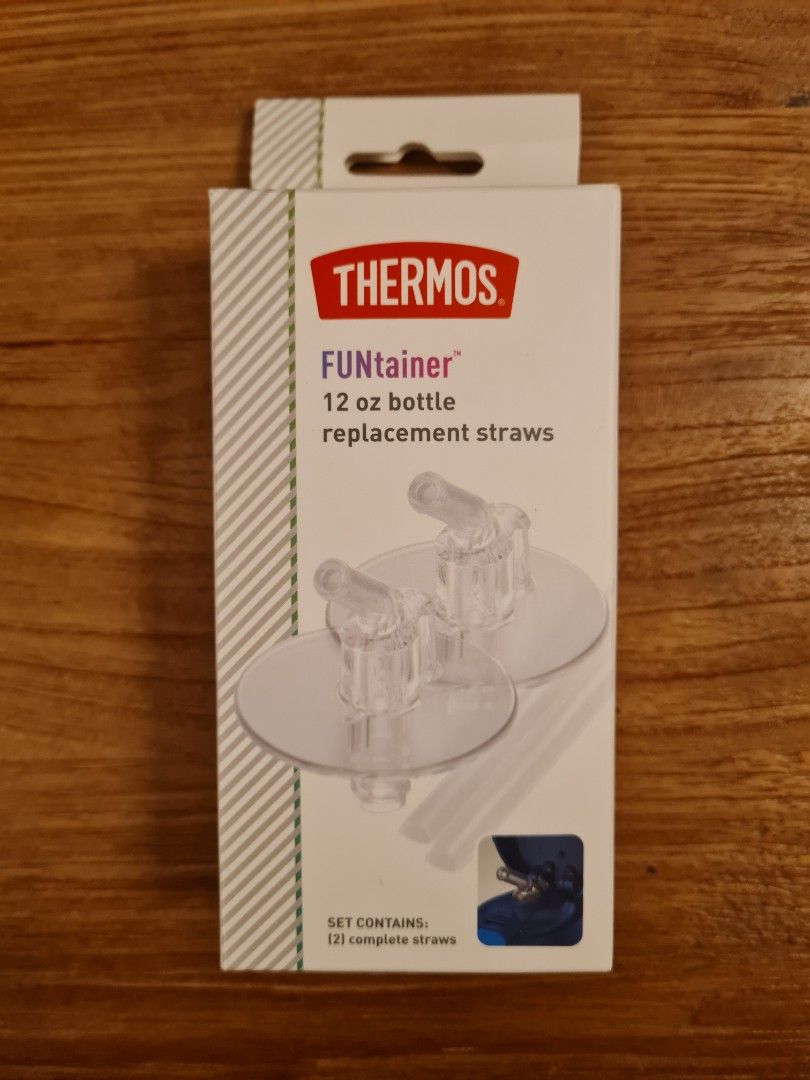 [New] Thermos Funtainer Straw Set, Babies & Kids, Nursing & Feeding