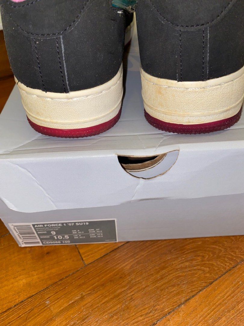 NIKE AIR FORCE 1 JELLY JEWEL BLACK