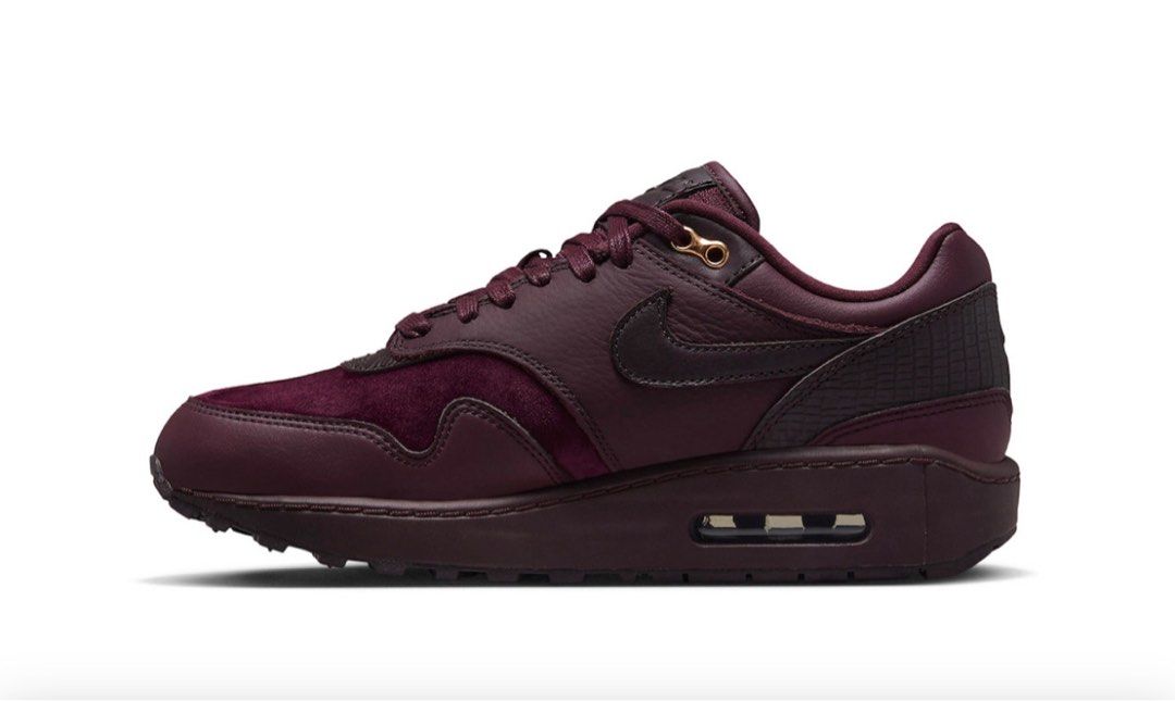 Nike Air Max 1 Burgundy Crush Brown Basalt Men s Fashion