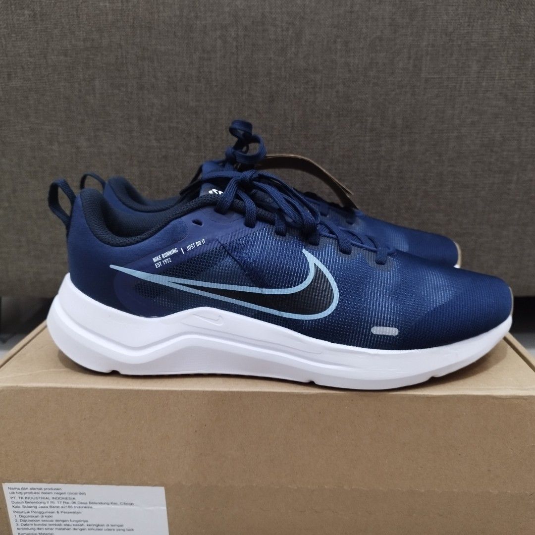 Sepatu Running Nike Downshifter 12 Midnight Navy Original BNIB