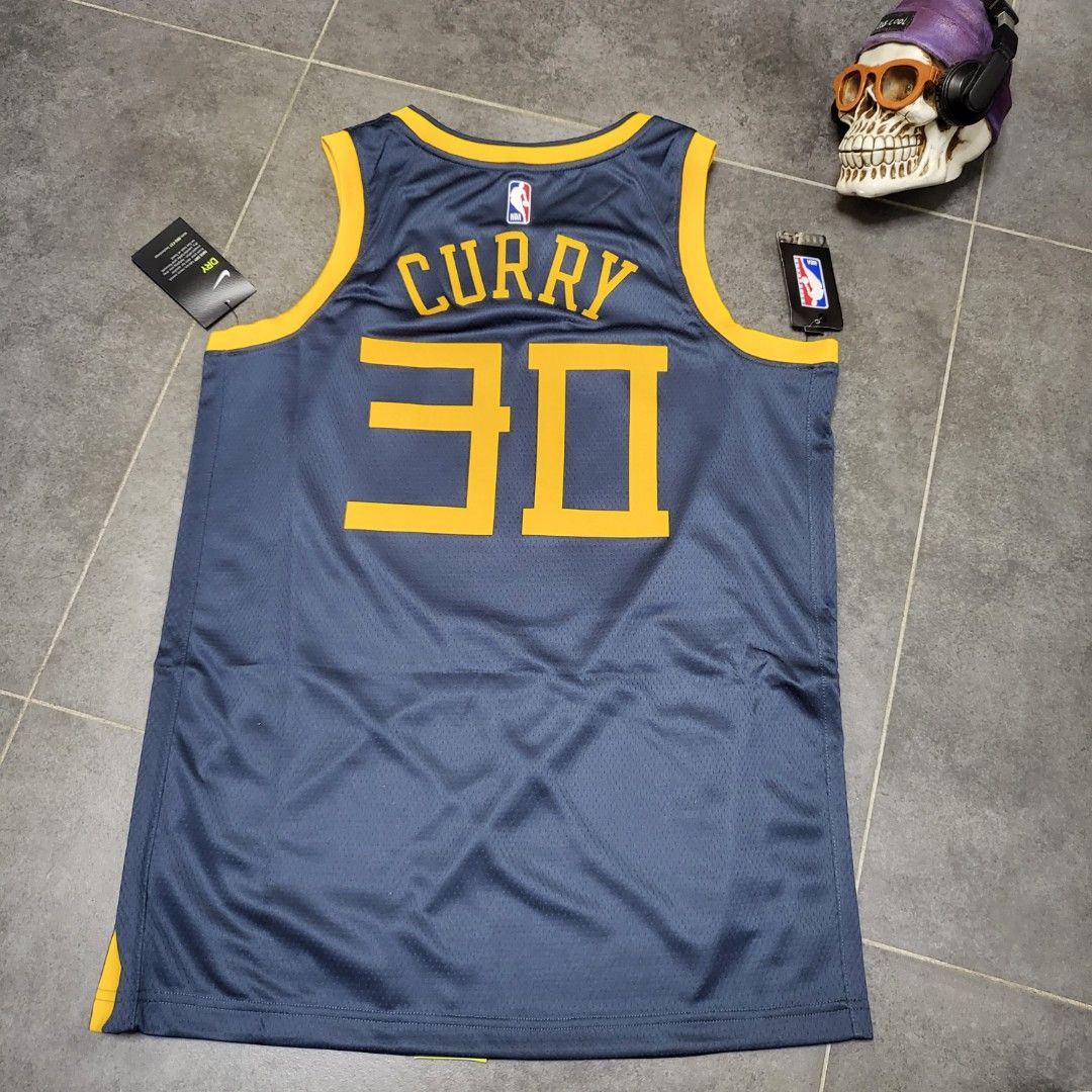 Steph Curry Golden State Warriors Nike City Edition Oakland Jersey NBA BNWT