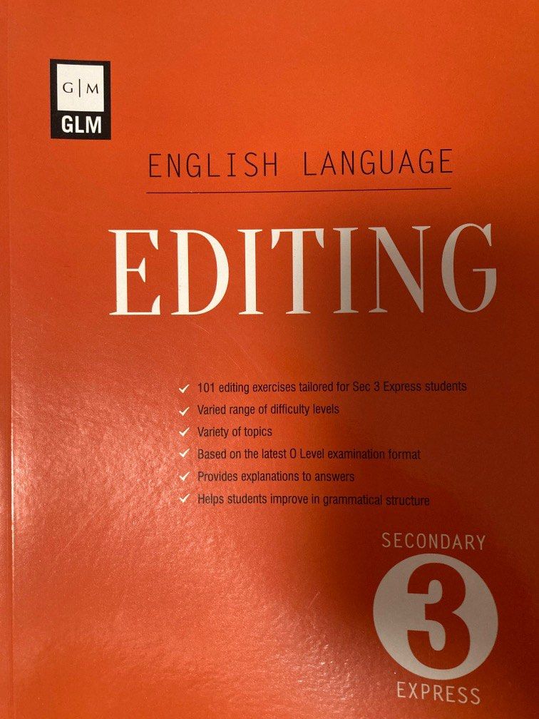 O level English editing, Hobbies & Toys, Books & Magazines, Assessment Books on Carousell