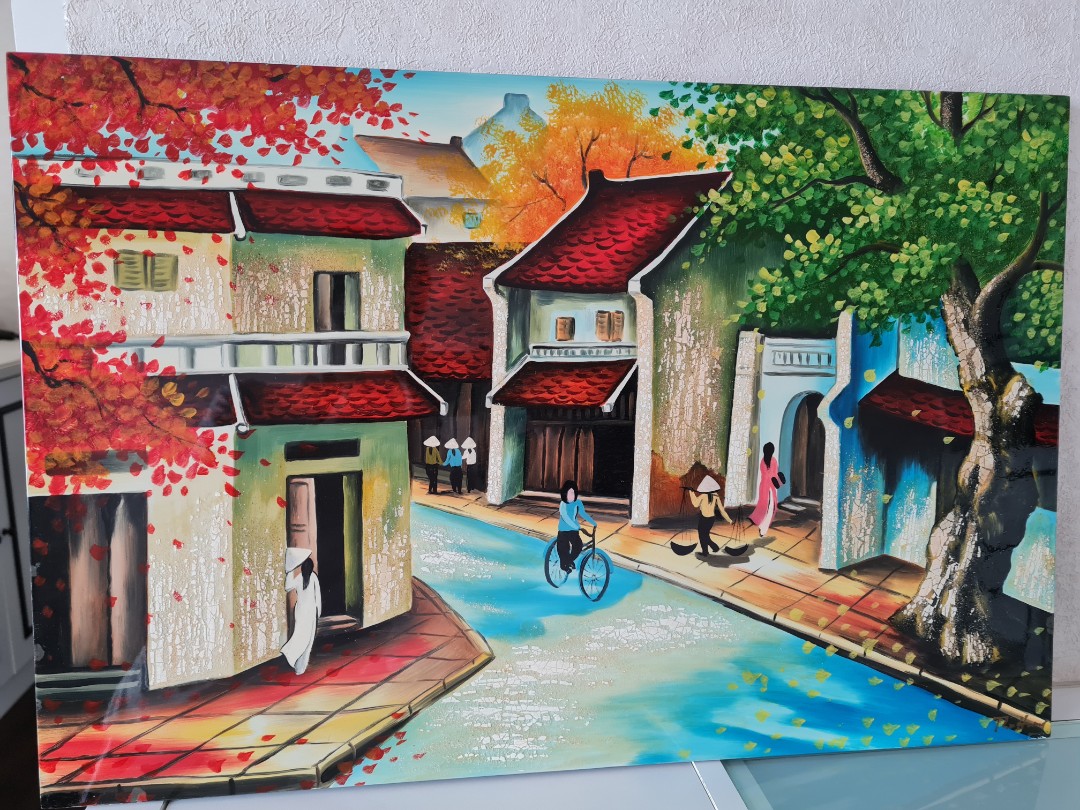Lưu lại những khoảnh khắc đẹp với kỹ thuật mài sơn truyền thống trên gỗ. Cùng nhau khám phá những bức tranh lấy cảm hứng từ văn hóa Việt Nam và được thực hiện bởi các nghệ sĩ giỏi tại triển lãm tại Hanoi Guest House.